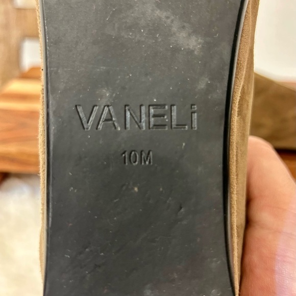 Vaneli Ardelia Suede Metallic Wedge Size 10 - Picture 14 of 14